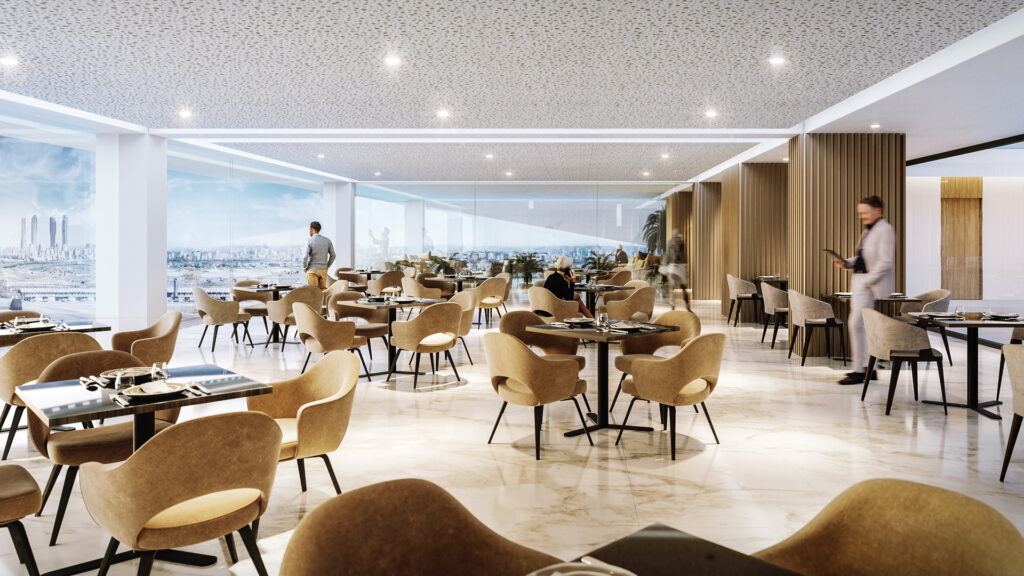 Render de restaurantes para estudio de interiorismo - Luafix