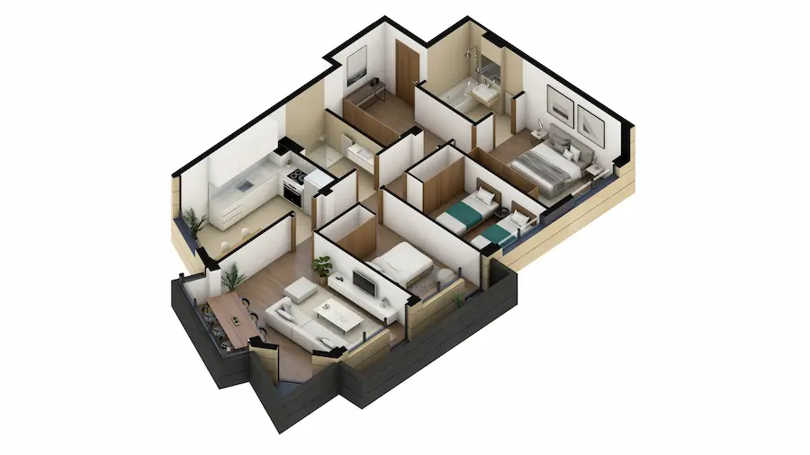 Infografía Arquitectónica La Revolución Visual en la presentación de proyectos - Hello Monday